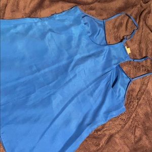 Blue J. Crew silky tank top